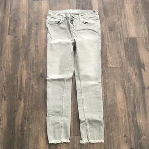 Grey Free People Jeans